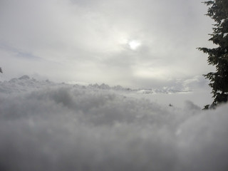 Winter Panorama in the Alps