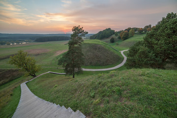 Kernave, historical capital city of Lithuania