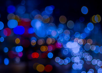 Abstract circular bokeh background