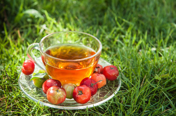 Cherry hot herbal tea.
