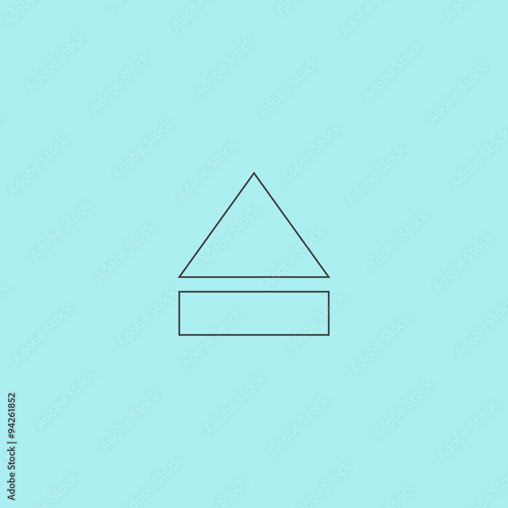 Poster Eject or open player icon