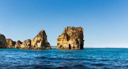 Fototapeta na wymiar Beautiful cliffs in the ocean
