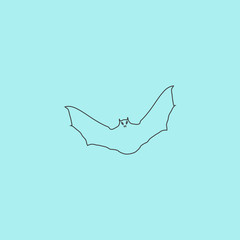 Bat vector icon