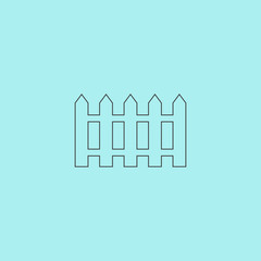 Fence icon - Vector