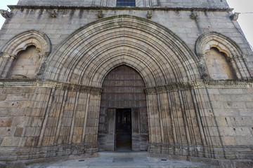 Fototapeta na wymiar The Saint Leonard church in Saint Leonard de Noblat, a World Heritage on the Camino de Santiago