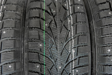 studded winter tires.