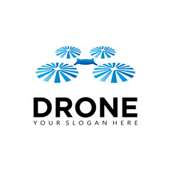 Drone/ Quadrocopter Icon Flat