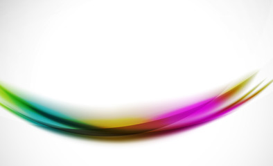 Colorful wave line, abstract background with light and shadow