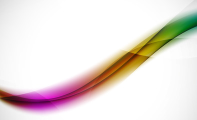 Colorful wave line, abstract background with light and shadow