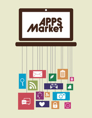 Fototapeta premium apps market 