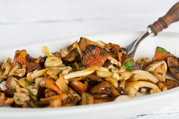 Sauteed wild mushrooms