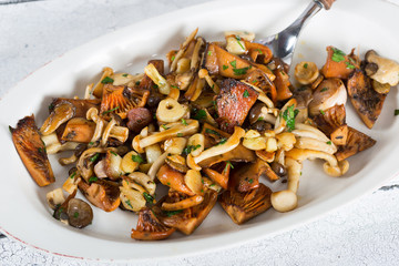 Sauteed wild mushrooms