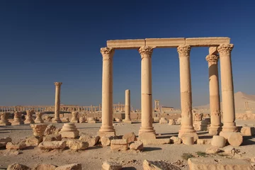 Küchenrückwand Plexiglas Rudnes Ruinen des antiken Palmyra, Syrien