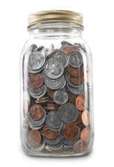 Coin Jar Isolated