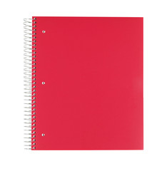 Red Notebook Isolated On White