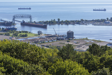 Ship Entering Harbor