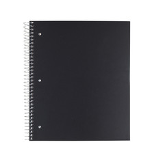 Black Notebook Isolated On White