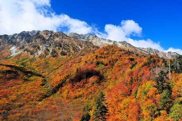 秋の立山黒部アルペンルート
