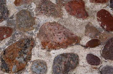 texture of red stones