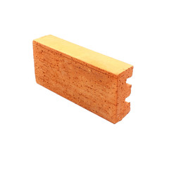 bricks on white background