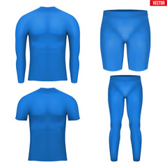 Thermal underwear layer compression set