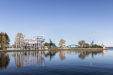 Obraz premium Amusement park Sarkanniemi