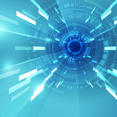 Obraz premium abstract vector technology background, illustration