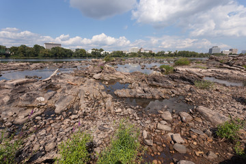 Delaware River and Trenton, seen from Morrisville, Pennsylvania