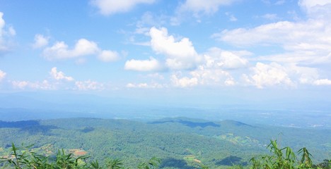 landscape mountain view of Thailand