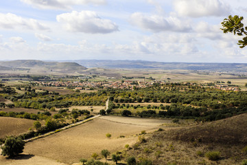Fototapeta na wymiar Sardinië, het dorp Tuili en omgeving