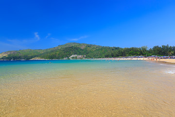 Fototapeta na wymiar Beach on the island in Thailand Phuket