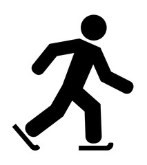 skating man icon