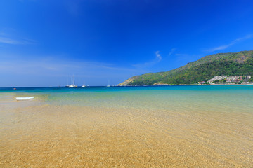 Beach on the island in Thailand Phuket