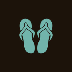 Flip flops icon