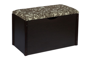 Soft stool isolated on white.