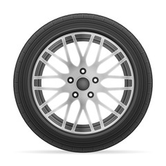 Obraz premium Car wheel tire