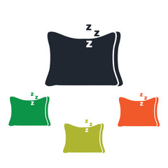 Sleep pillow icon