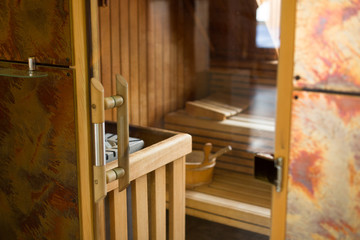 Finnische Sauna von außen