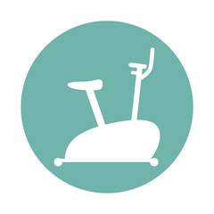 Fototapeta premium Exercise bike icon