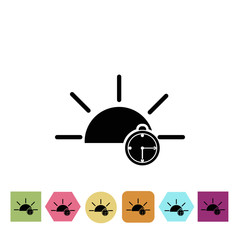 Early awakening from sleep icon