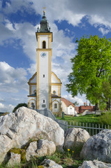 Baroque church in Pleystein, Germany