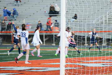 Girls Playing Soccer