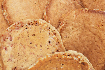 Pancakes with apples