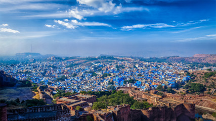 Panorama of Jodhpur Blue City. Rajasthan, India © Dmitry Rukhlenko