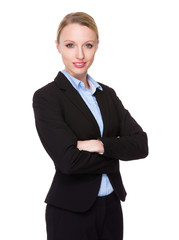 Caucasian young businesswoman