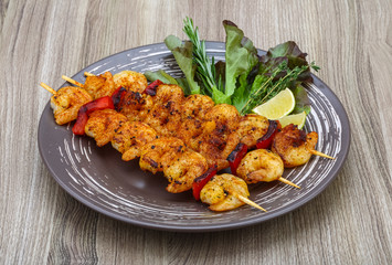 Prawn skewer