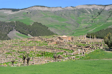 Ruiny rzymskiego miasta w Algierii