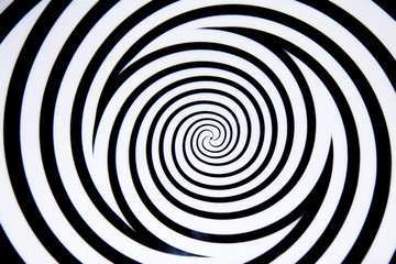 Naklejka premium Hypnotic circle