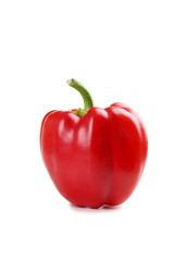 Red pepper isolated on a white