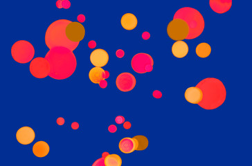 Festive background with red, orange, brown circles